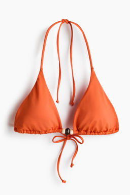 Top de bikini triangular con relleno - H&m фото 4