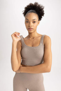 DeFactoFit Бюстгальтер с круглым вырезом  фото 5