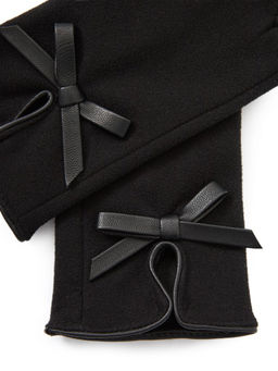 Перчатки жен флис LB-CP-139 black
