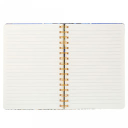 Блокнот для заметок 80 листов "Шедевры Ван Гога" 14,4х20,5см, в линейку, отрывные, обложка - цветной картон, на спирали, с резинкой, рисунок в ассортименте, ПП пакет 15,5х21х1,5см (Китай)