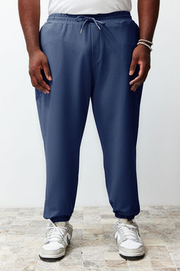 TRENDYOL MAN Buyuk Beden Indigo Oversize Rahat %100 Pamuklu Esofman Alt? TMNSS24AJ00001 - Trendyolmilla фото 16