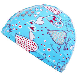 Шапочка для плавания взрослая ONLYTOP, тканевая, обхват 48 см, МИКС