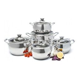 Кастрюля с крышкой Walmer Belfast, 3.6 л, цвет хром  фото 3