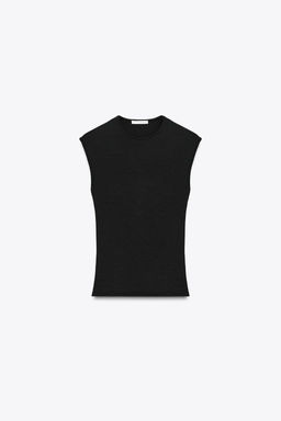 STRETCH RIB T-SHIRT - Zara фото 10