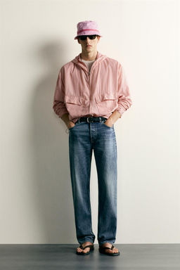 CAZADORA T?CNICA CROPPED FIT / Rosa