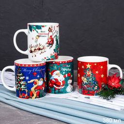 Кружка новогодняя 380 мл / 1188-3-380 /уп 12/72/ - ГалеонТрейд фото 10