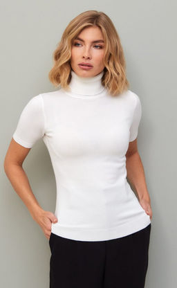 Водолазка к/р F122-215-801 milk - Fine joyce фото 6