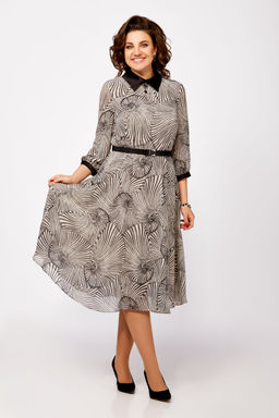 Платье Swallow 804 слоновая кость/принт ракушки - Romanovich style фото 2