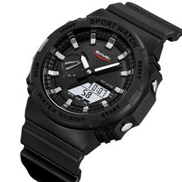Часы наручные Skmei мужские электронные спортивные 2351black-white