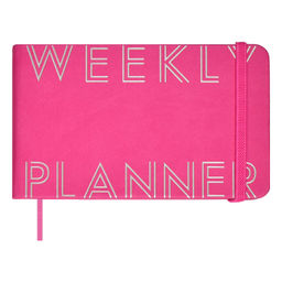 Еженедельник недатированный ESCALADA, 150х90 мм, 80 л., арт. 64074/ 20 ВИННЕР МАЛИНОВЫЙ (кожзам: твё