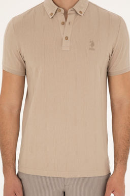 U. S. Polo Assn / Мужская футболка светло-хаки - U.s. polo assn фото 13