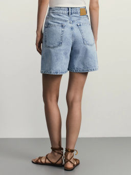 Джинсовые шорты А-силуэта / Zarina  фото 5