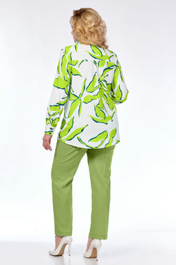 Блуза Элль стиль 2265а лайм - Liona style фото 4