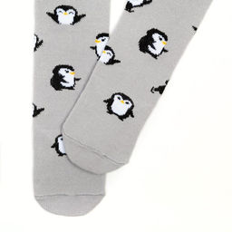 Колготки Крошка Я «Пингвинята», серый, рост 62-68 см