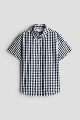 Camisa de manga corta en algod?n