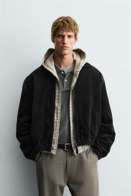 RELAXED FIT CORDUROY JACKET - Zara фото 2