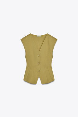 INTERLOCK SLEEVELESS TOP - Zara фото 11