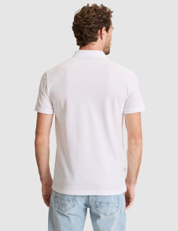 Beyaz Slim Fit Polo Yaka Ti__rt