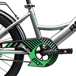 Велосипед 20" Rocket Gem, цвет серый