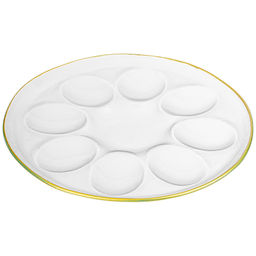 Цена за 6 шт. БЛЮДО ДЛЯ 8 ЯИЦ 20,5*20,5*1,8 СМ