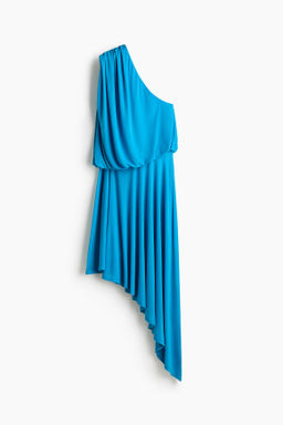 Vestido asim?trico de un hombro