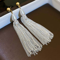 Серьги длинные на гвоздиках арт. 13 2964 (id 273290) - Rada фото 2