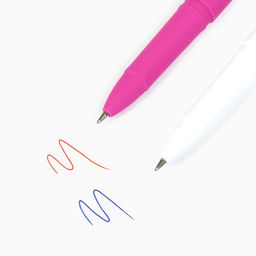 Ручка гелевая, синяя и красная паста, 0.7 мм, пластик, набор из 2 шт. «Большое спасибо, учитель»