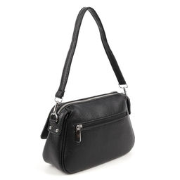 Женская сумка через плечо из эко кожи 8857 Блек - Cidirro фото 3