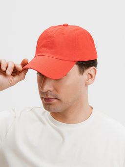 Кепка унисекс однотонная MINAKU, оранжевая, размер 58