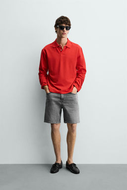 REGULAR FIT DENIM BERMUDA SHORTS - Zara фото 10