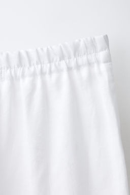 PANTAL?N RECTO 100% LINO / Blanco roto - Zara фото 4