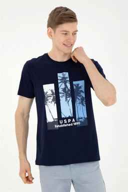 Мужская темно-синяя футболка - U.s. polo assn фото 3