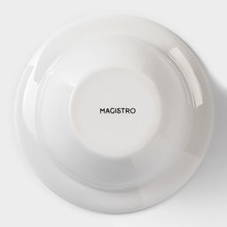 Салатник Magistro «Бланш», 420 мл, d=15.3 см, фарфор, белый