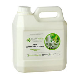 Средство для мытья посуды Clean home Professional, гель, 3 л