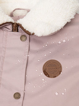 Парка демисезонная с меховым воротником "Зефир"