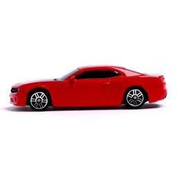 Машина металлическая CHEVROLET CAMARO, 1:64, цвет красный - АвтоГрад фото 2