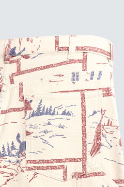 COMIC PRINT TROUSERS - Zara фото 10