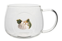 Кружка, 500 мл, стекло Б/металл, Тыква, Light pumpkin - Anna lafarg фото 2