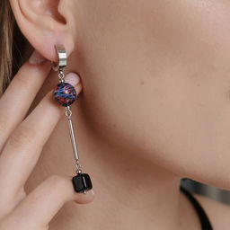 Серьги из муранского стекла DELIGHT LS3136 - Vloes фото 2
