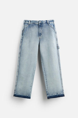 REWORKED CARPENTER JEANS - Zara фото 7