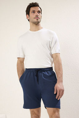 Lacivert-Ta_ 2li Paket Regular %100 Pamuk Rahat _ort TMNSS24SR00013 - Trendyolmilla фото 2