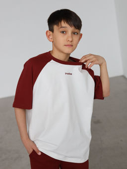 Футболка детская reglan, бордо - Inzibe фото 4