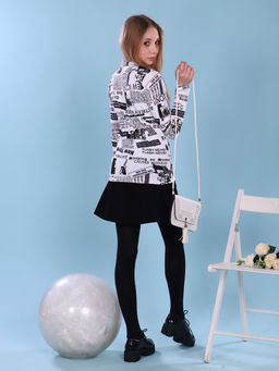 Лонгслив Поэзия белый - Ладошки фото 4