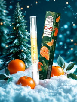 Цена за 2 шт. Масло для кутикул в карандаше, снежный мандарин, 2 мл, URAL LAB