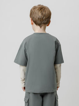 КР 302778/пряный базилик к650 фуфайка (футболка) для мал