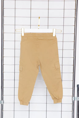 Erkek Cocuk Ac?k Camel Cepli Beli Lastikli Esnek Jogger Dokuma Pantolon TKDSS24PL00003 - Trendyolmilla фото 8