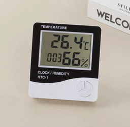 ЖК-цифровой датчик температуры и влажности в помещении, часы, будильник, гигрометр