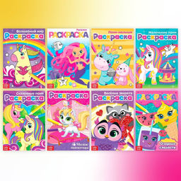 Раскраски набор Для девочек, 8 шт. по 12 стр. - Буква-ленд фото 6