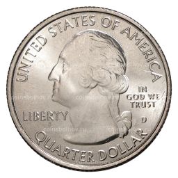 Монета 25 центов 2011 года D №6 Национальный парк Геттисберг