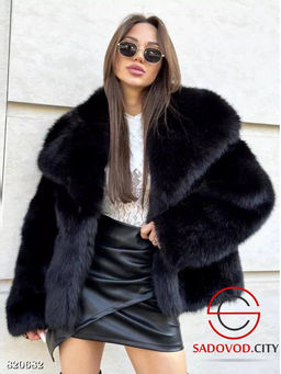 Шуба женская из искусственного меха